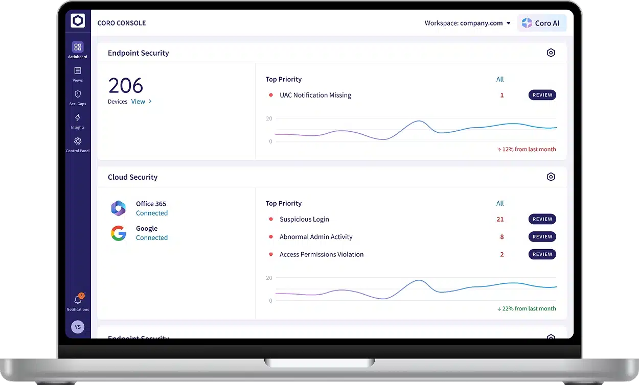 Endpoint Protection interface preview